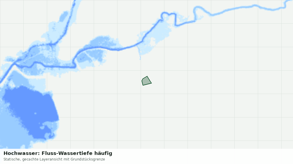 Statische Kartenansicht: Hochwasser: Fluss-Wassertiefe häufig