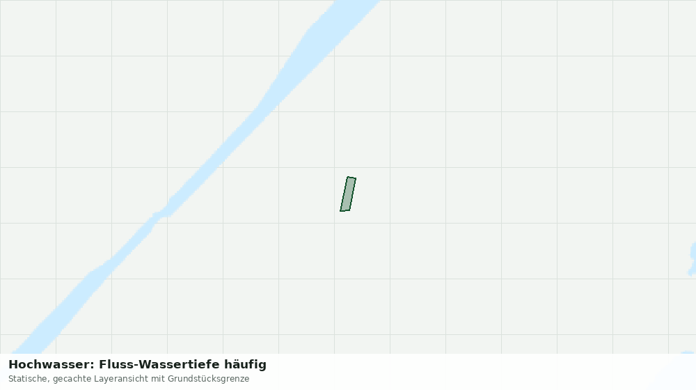 Statische Kartenansicht: Hochwasser: Fluss-Wassertiefe häufig