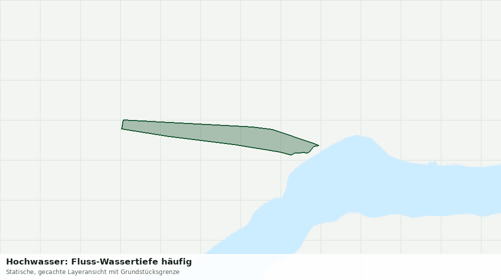 Statische Kartenansicht: Hochwasser: Fluss-Wassertiefe häufig
