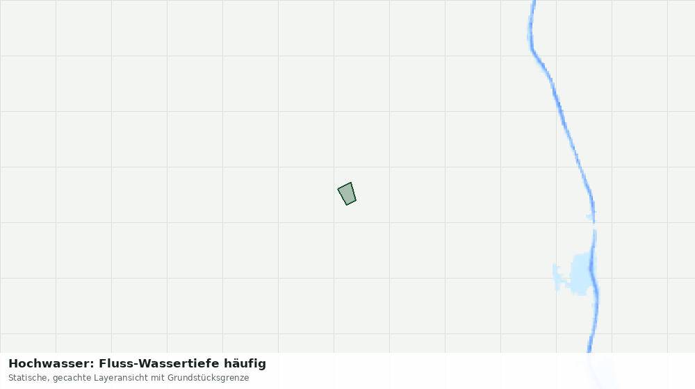Statische Kartenansicht: Hochwasser: Fluss-Wassertiefe häufig