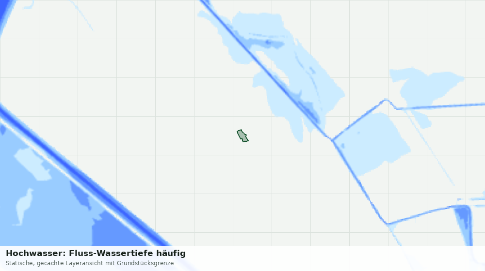 Statische Kartenansicht: Hochwasser: Fluss-Wassertiefe häufig
