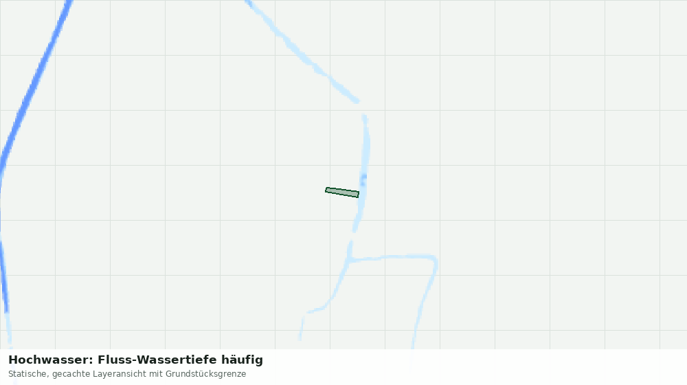 Statische Kartenansicht: Hochwasser: Fluss-Wassertiefe häufig