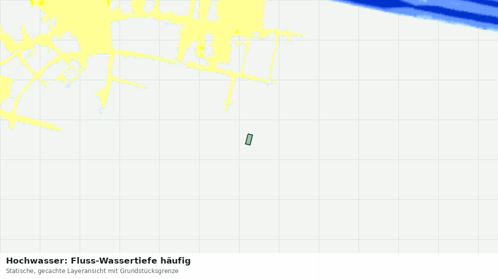 Statische Kartenansicht: Hochwasser: Fluss-Wassertiefe häufig