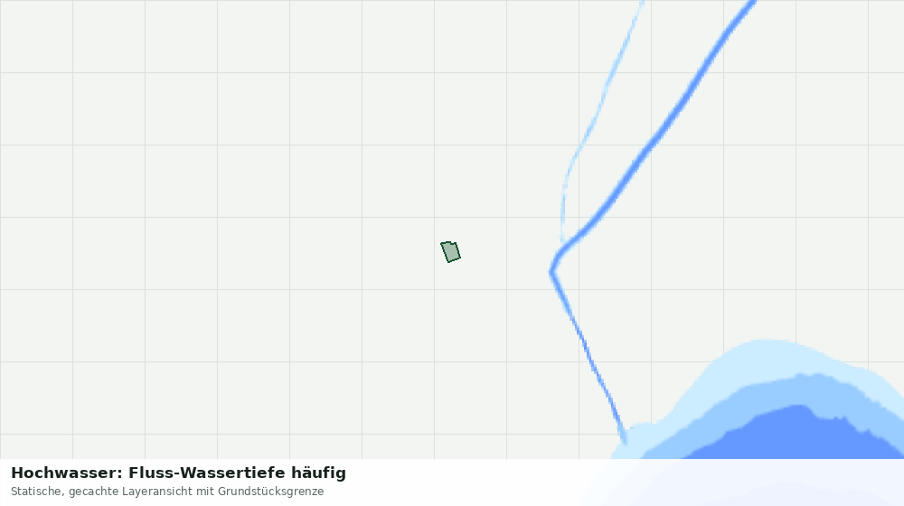 Statische Kartenansicht: Hochwasser: Fluss-Wassertiefe häufig