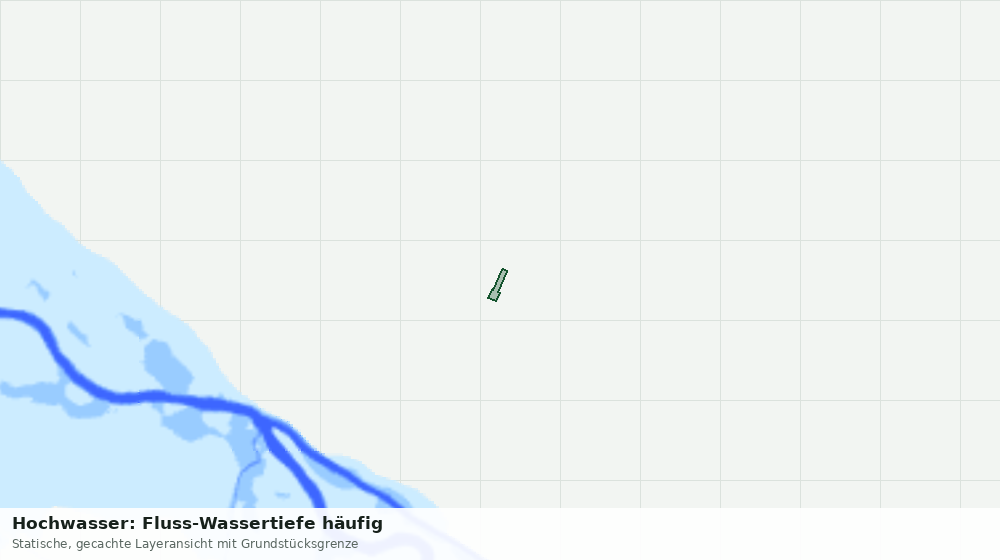 Statische Kartenansicht: Hochwasser: Fluss-Wassertiefe häufig