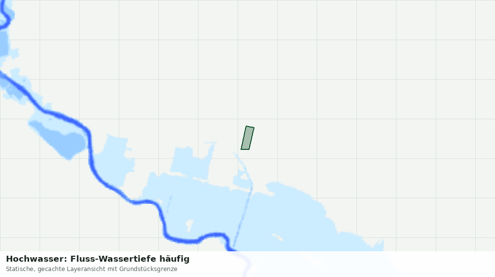 Statische Kartenansicht: Hochwasser: Fluss-Wassertiefe häufig