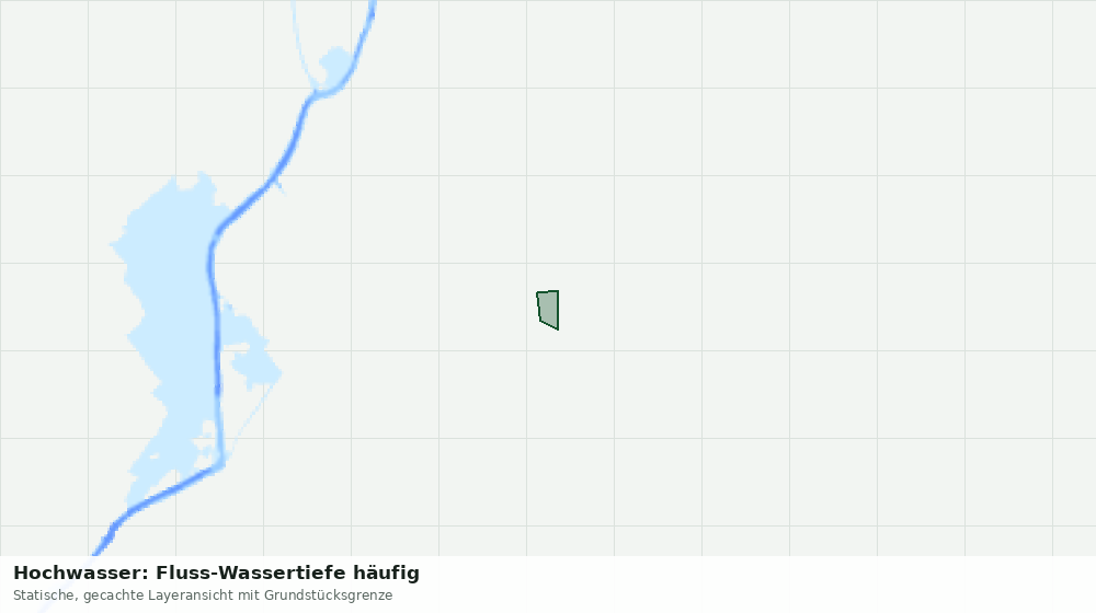 Statische Kartenansicht: Hochwasser: Fluss-Wassertiefe häufig