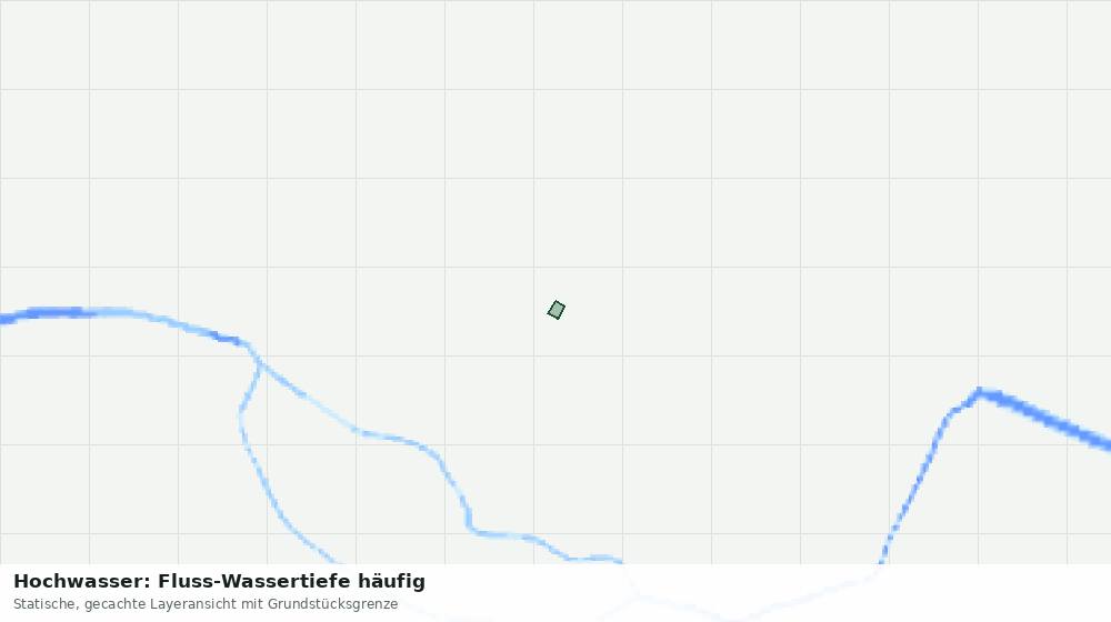 Statische Kartenansicht: Hochwasser: Fluss-Wassertiefe häufig