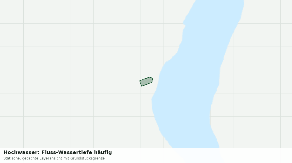 Statische Kartenansicht: Hochwasser: Fluss-Wassertiefe häufig