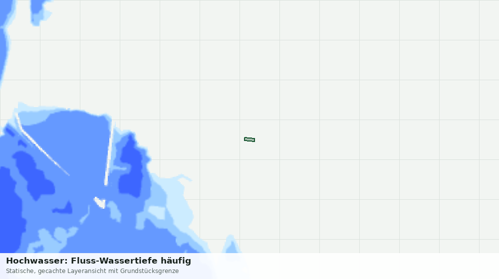 Statische Kartenansicht: Hochwasser: Fluss-Wassertiefe häufig