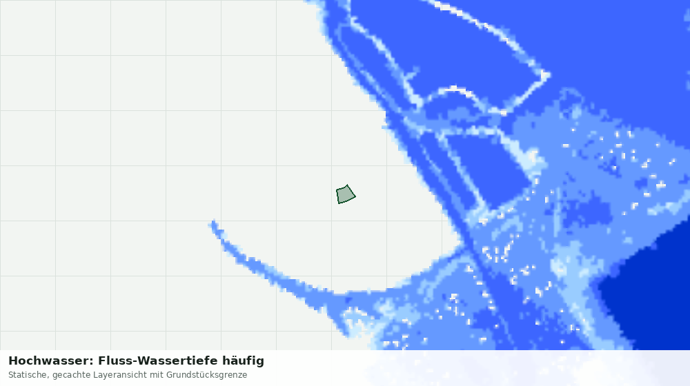 Statische Kartenansicht: Hochwasser: Fluss-Wassertiefe häufig