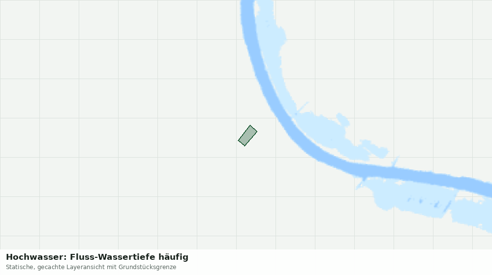 Statische Kartenansicht: Hochwasser: Fluss-Wassertiefe häufig
