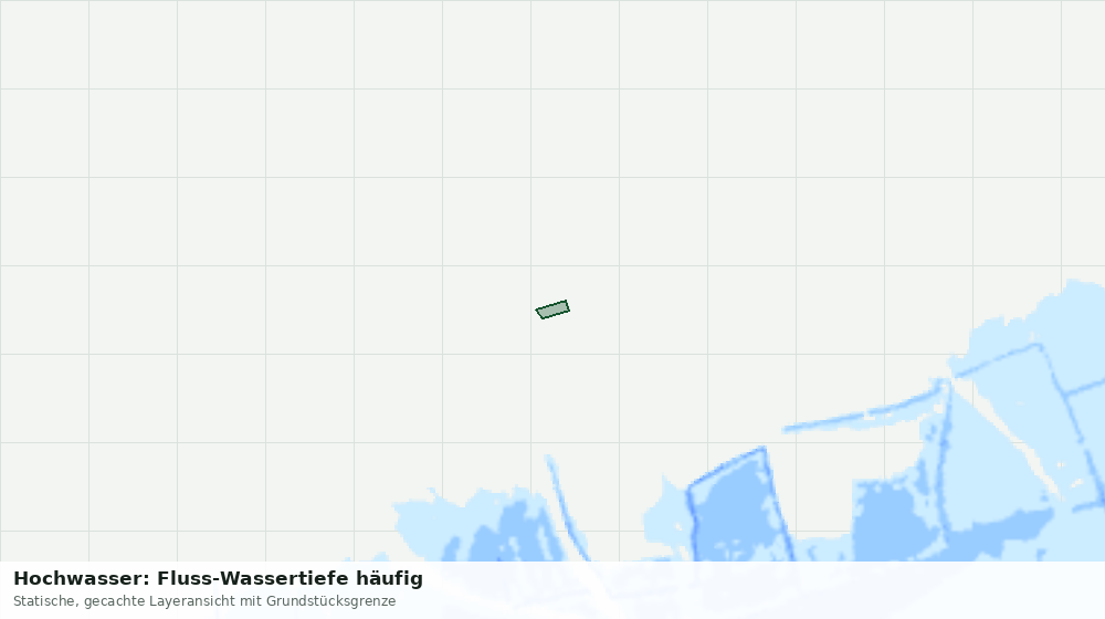 Statische Kartenansicht: Hochwasser: Fluss-Wassertiefe häufig