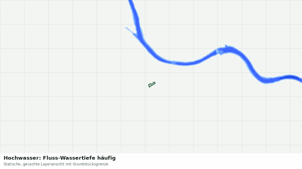 Statische Kartenansicht: Hochwasser: Fluss-Wassertiefe häufig