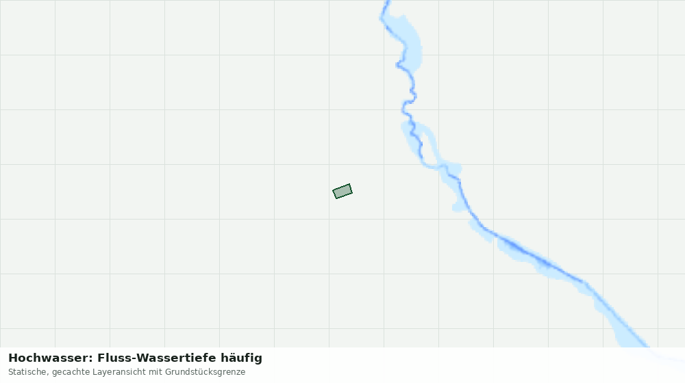 Statische Kartenansicht: Hochwasser: Fluss-Wassertiefe häufig