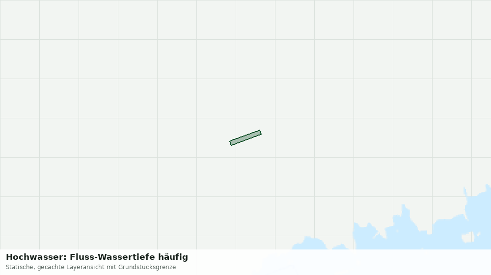 Statische Kartenansicht: Hochwasser: Fluss-Wassertiefe häufig
