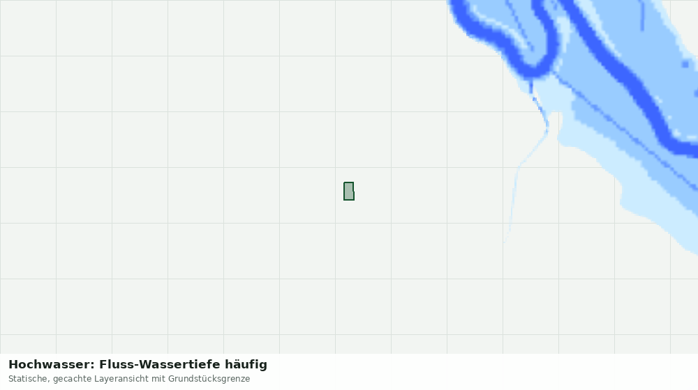 Statische Kartenansicht: Hochwasser: Fluss-Wassertiefe häufig