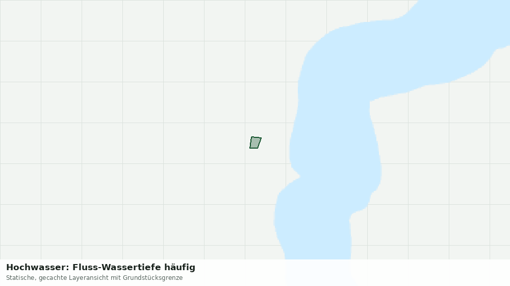 Statische Kartenansicht: Hochwasser: Fluss-Wassertiefe häufig