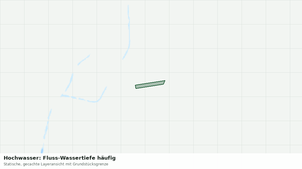 Statische Kartenansicht: Hochwasser: Fluss-Wassertiefe häufig