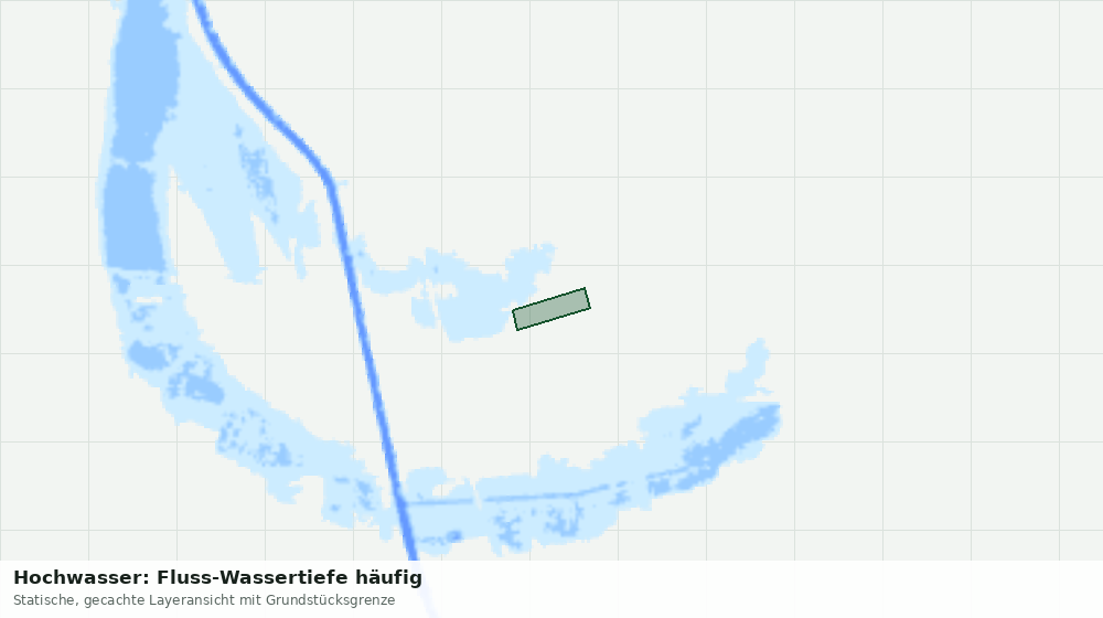 Statische Kartenansicht: Hochwasser: Fluss-Wassertiefe häufig