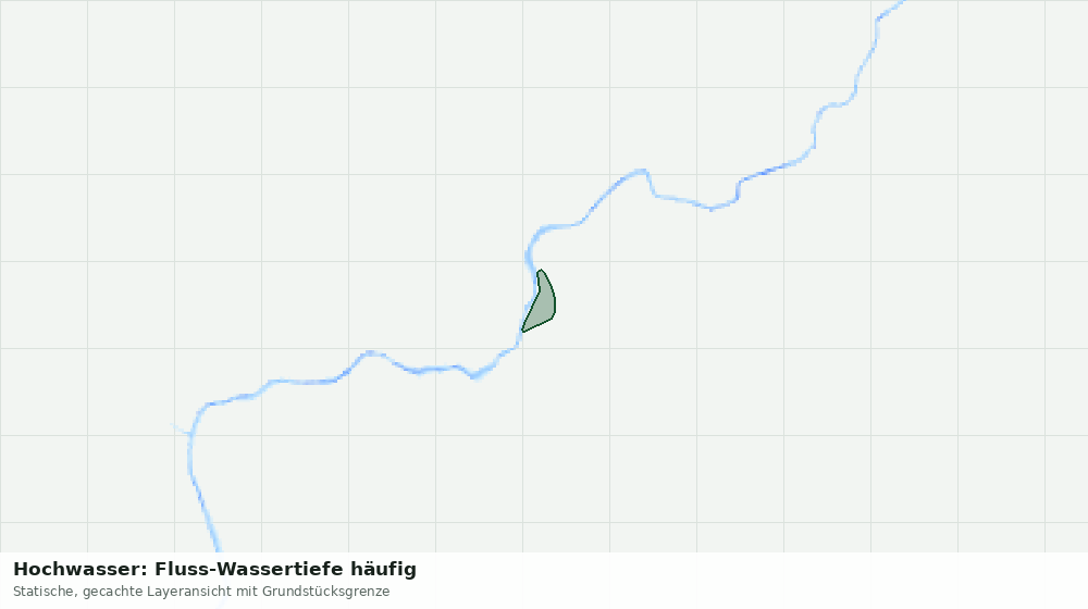 Statische Kartenansicht: Hochwasser: Fluss-Wassertiefe häufig