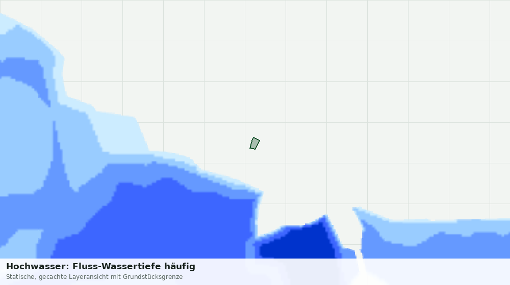 Statische Kartenansicht: Hochwasser: Fluss-Wassertiefe häufig