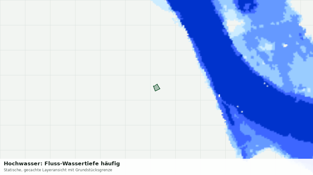 Statische Kartenansicht: Hochwasser: Fluss-Wassertiefe häufig