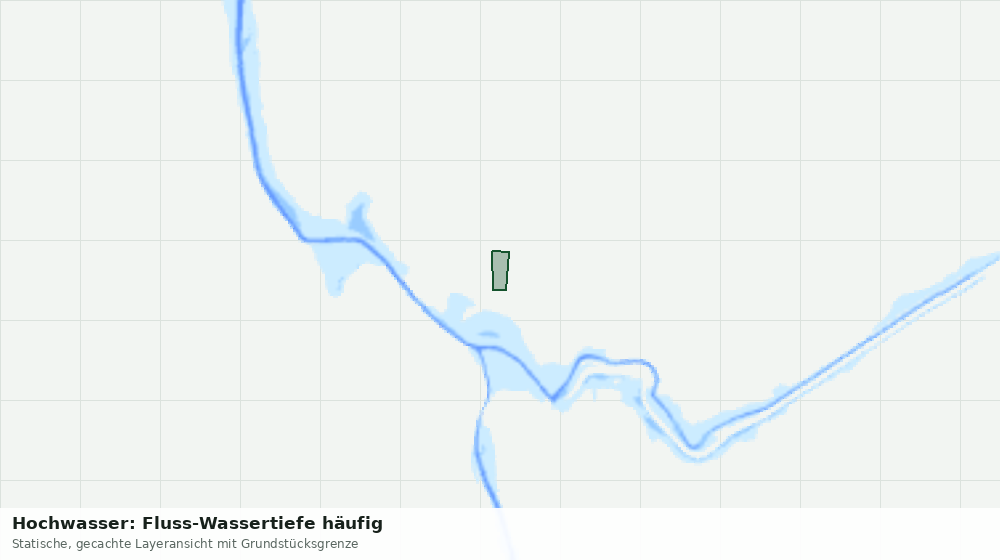Statische Kartenansicht: Hochwasser: Fluss-Wassertiefe häufig