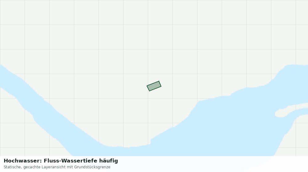Statische Kartenansicht: Hochwasser: Fluss-Wassertiefe häufig