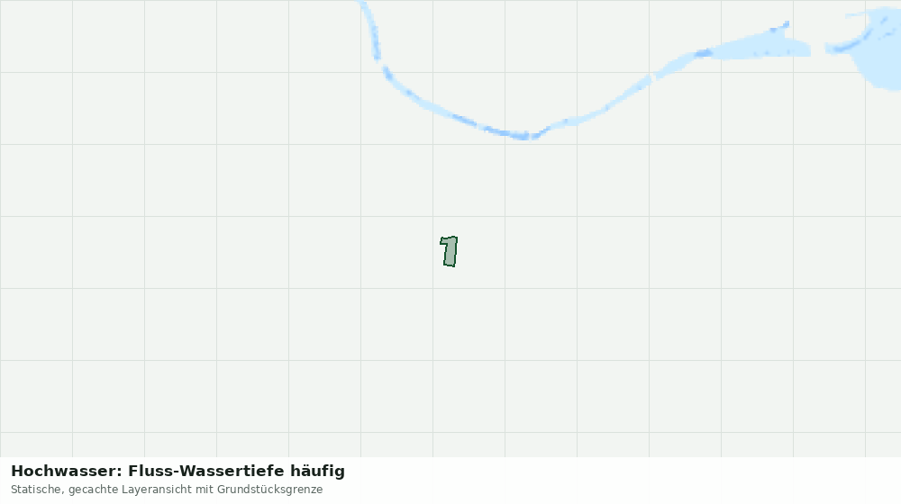 Statische Kartenansicht: Hochwasser: Fluss-Wassertiefe häufig