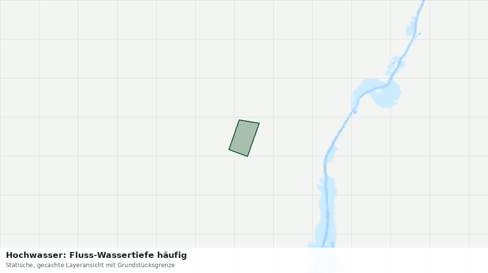 Statische Kartenansicht: Hochwasser: Fluss-Wassertiefe häufig