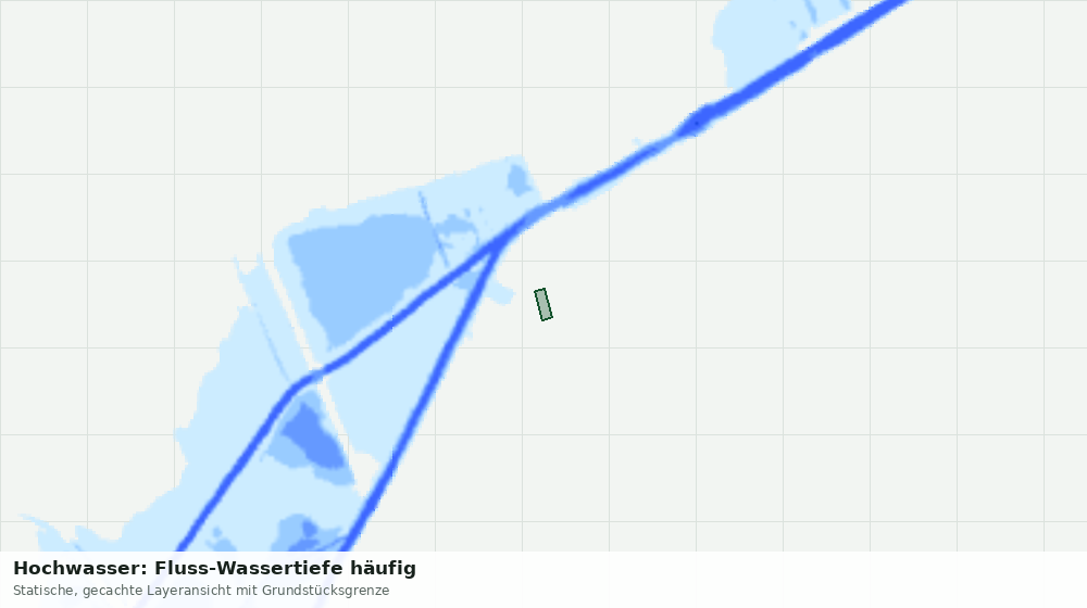 Statische Kartenansicht: Hochwasser: Fluss-Wassertiefe häufig