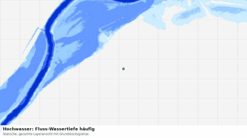Statische Kartenansicht: Hochwasser: Fluss-Wassertiefe häufig
