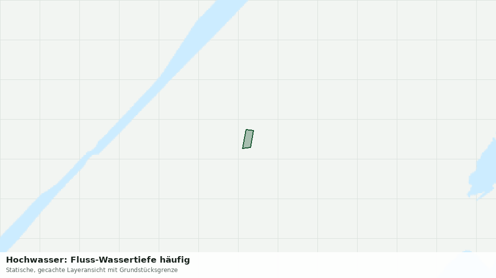 Statische Kartenansicht: Hochwasser: Fluss-Wassertiefe häufig