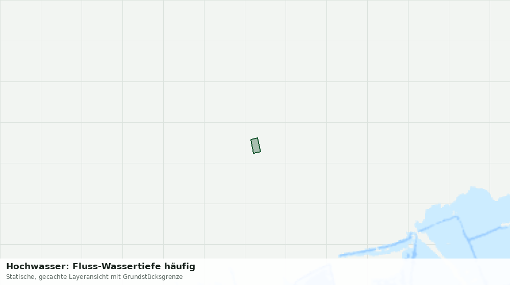 Statische Kartenansicht: Hochwasser: Fluss-Wassertiefe häufig
