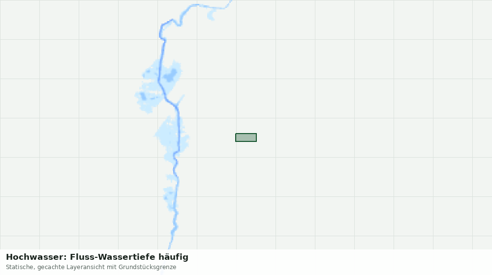 Statische Kartenansicht: Hochwasser: Fluss-Wassertiefe häufig