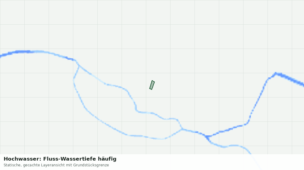 Statische Kartenansicht: Hochwasser: Fluss-Wassertiefe häufig
