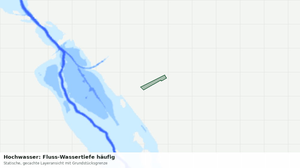 Statische Kartenansicht: Hochwasser: Fluss-Wassertiefe häufig