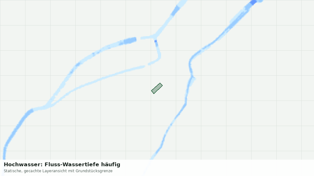 Statische Kartenansicht: Hochwasser: Fluss-Wassertiefe häufig