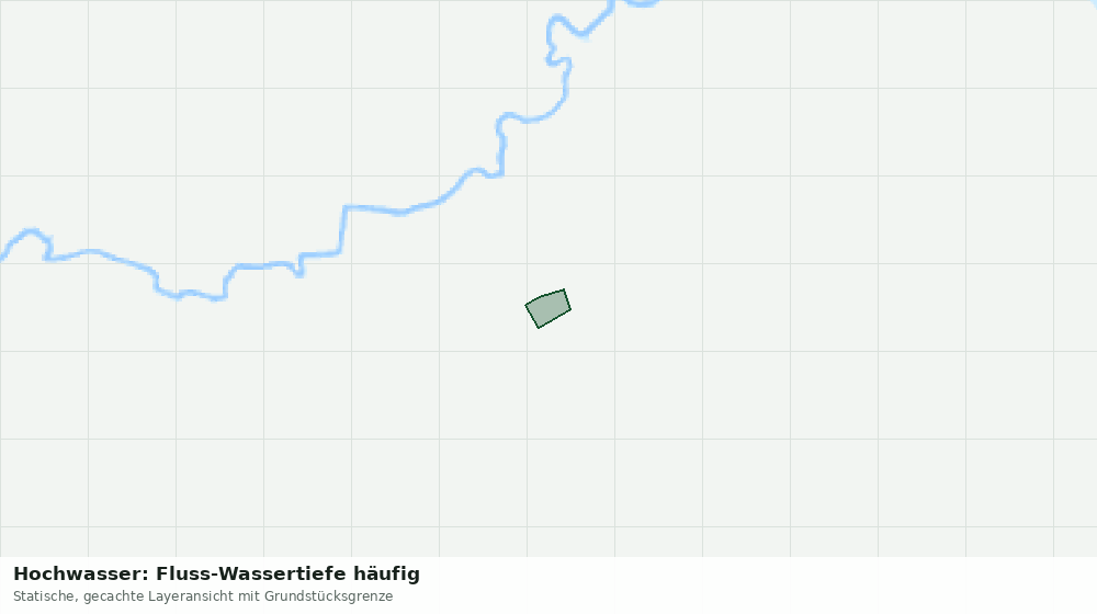 Statische Kartenansicht: Hochwasser: Fluss-Wassertiefe häufig