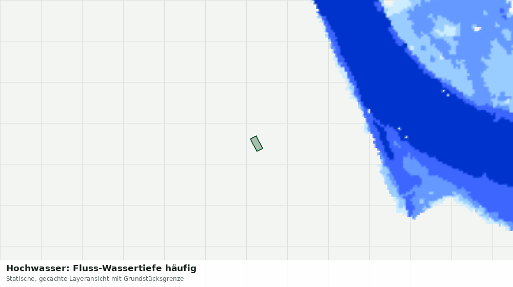 Statische Kartenansicht: Hochwasser: Fluss-Wassertiefe häufig