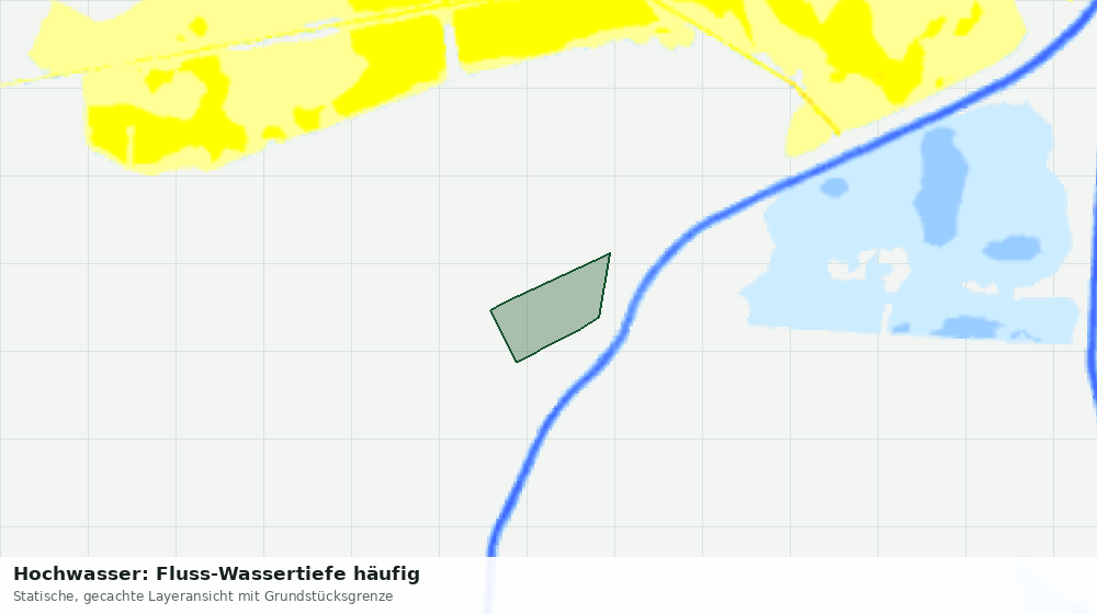 Statische Kartenansicht: Hochwasser: Fluss-Wassertiefe häufig