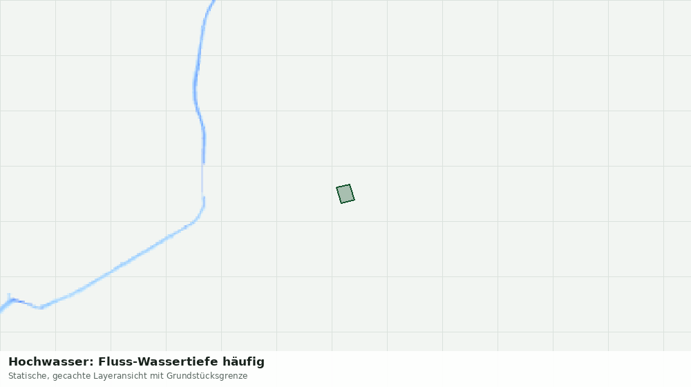 Statische Kartenansicht: Hochwasser: Fluss-Wassertiefe häufig