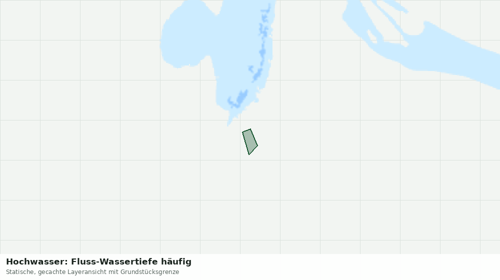 Statische Kartenansicht: Hochwasser: Fluss-Wassertiefe häufig
