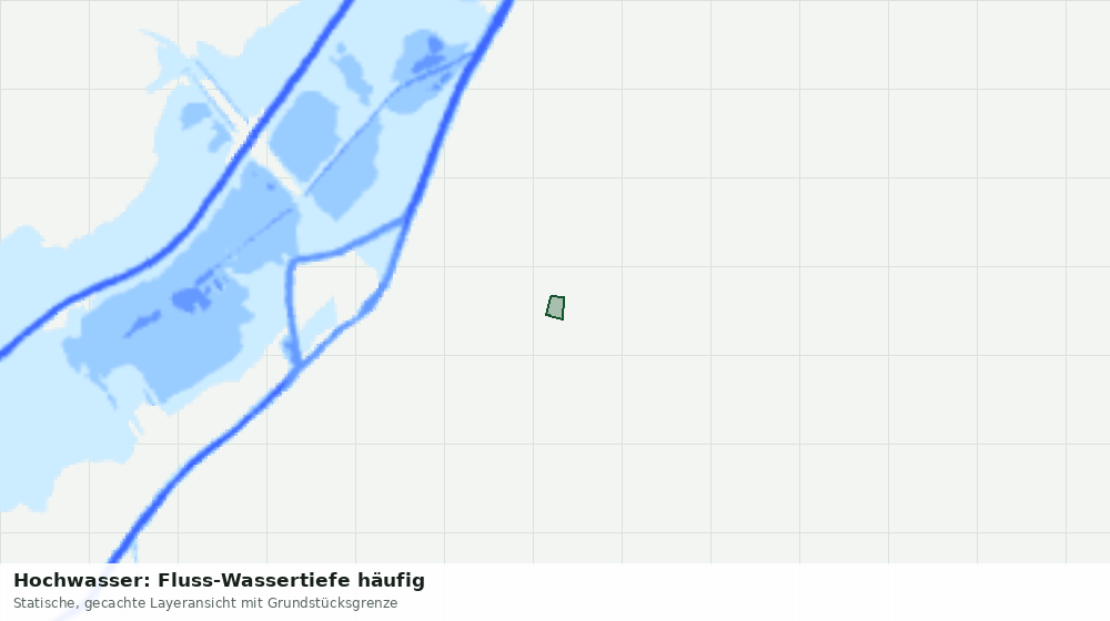 Statische Kartenansicht: Hochwasser: Fluss-Wassertiefe häufig