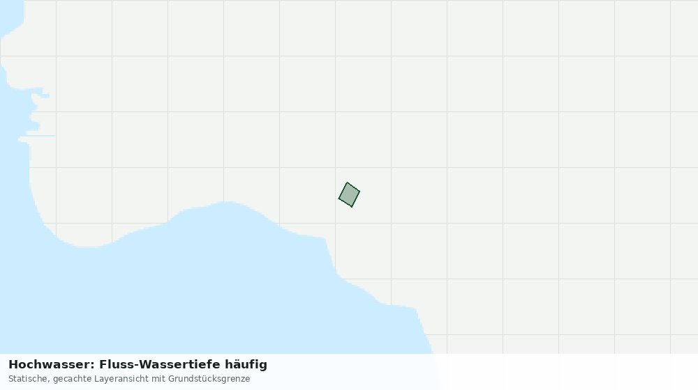 Statische Kartenansicht: Hochwasser: Fluss-Wassertiefe häufig