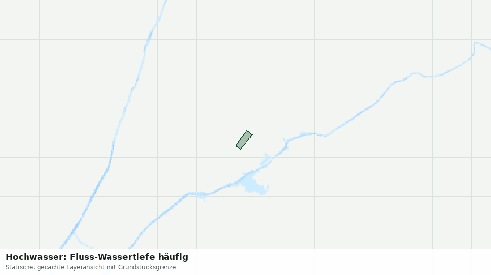 Statische Kartenansicht: Hochwasser: Fluss-Wassertiefe häufig