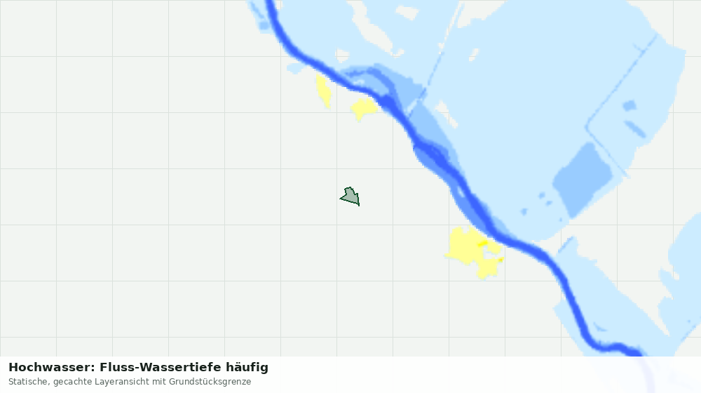 Statische Kartenansicht: Hochwasser: Fluss-Wassertiefe häufig