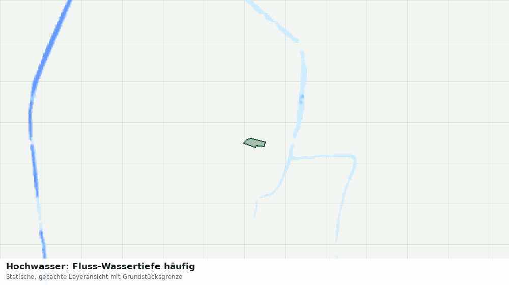 Statische Kartenansicht: Hochwasser: Fluss-Wassertiefe häufig