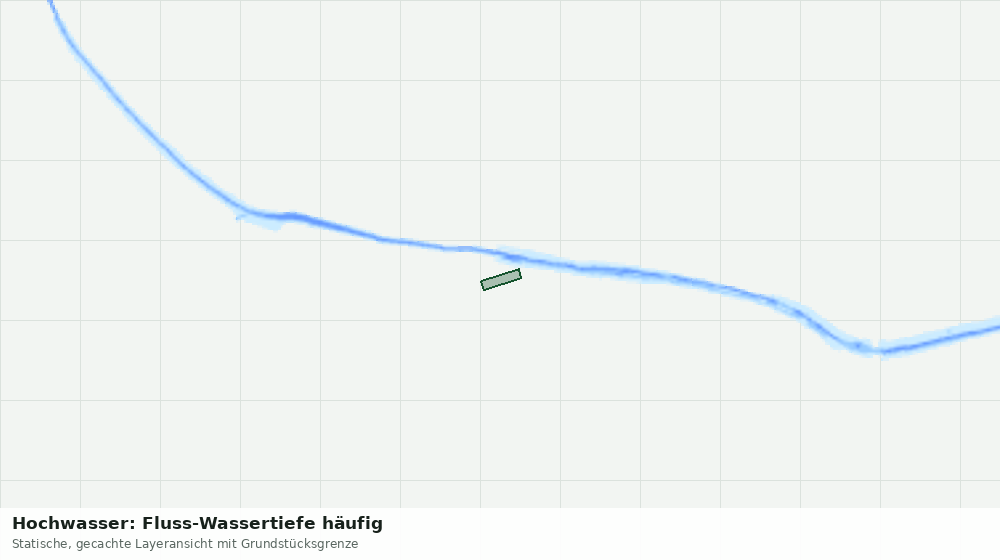 Statische Kartenansicht: Hochwasser: Fluss-Wassertiefe häufig